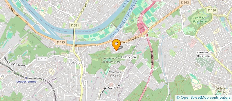 localisation de l'entreprise SCI MURPHI  BOUGIVAL