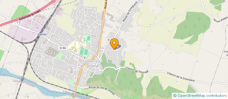 localisation de l'entreprise SCI MURRAYFIELD  LIVRON-SUR-DROME