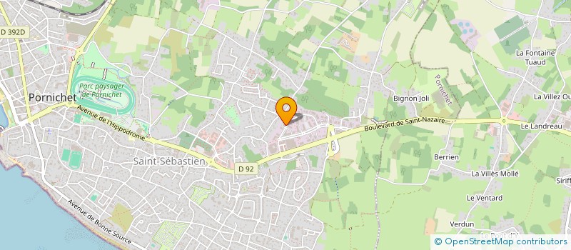 localisation de l'entreprise SCI MURS D'ASIE  PORNICHET