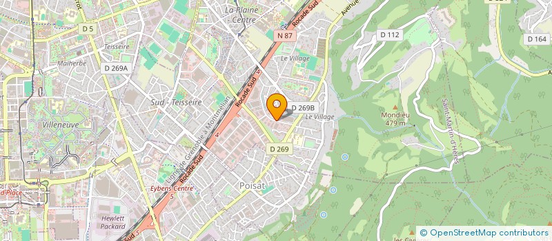 localisation de l'entreprise SCI MURS DE BOIS  SAINT-MARTIN-D'HERES