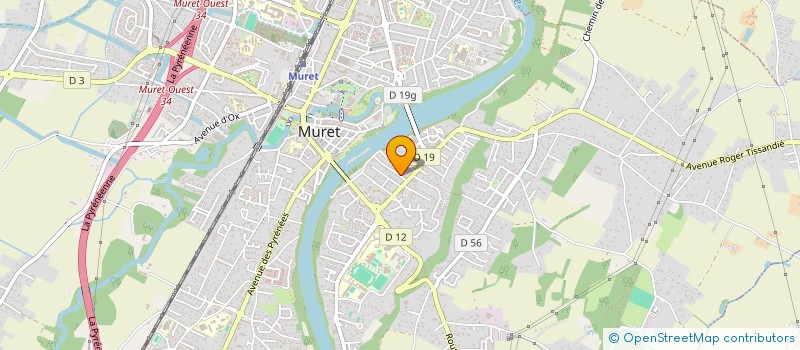 localisation de l'entreprise SCI MURSUD  MURET