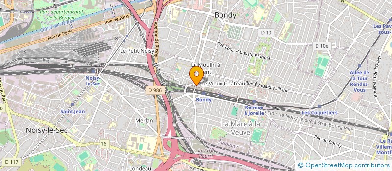 localisation de l'entreprise SCI MURUGAN  BONDY