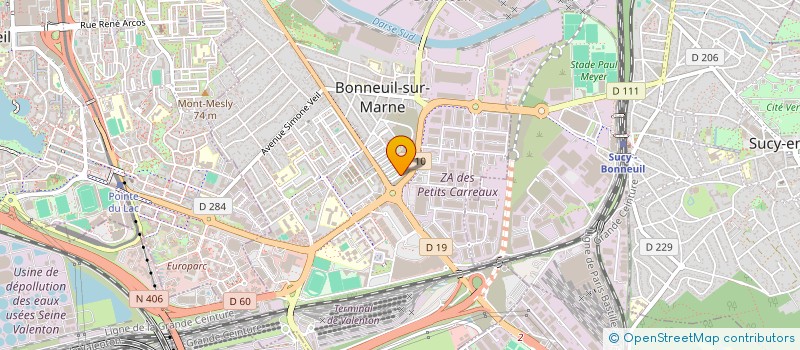 localisation de l'entreprise SCI MURUGAN TEJAS à BONNEUIL-SUR-MARNE