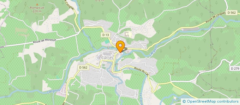 localisation de l'entreprise SCI MURYAN  CARCES