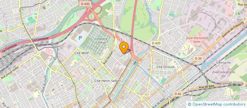 localisation de l'entreprise SCI MUS KA B  ILLZACH