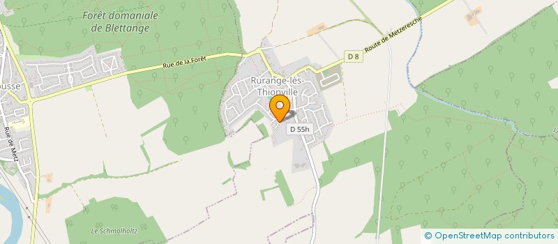 localisation de l'entreprise SCI MUSA  RURANGE-LES-THIONVILLE