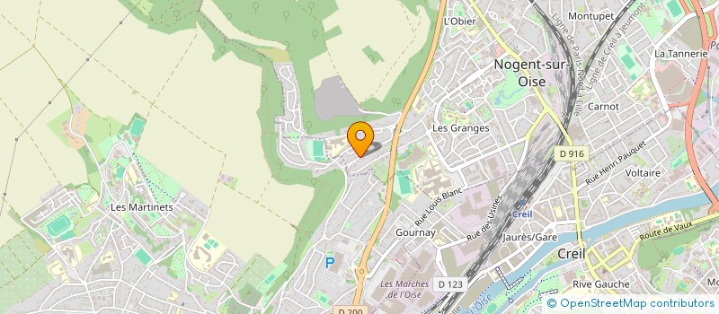 localisation de l'entreprise SCI MUSA  NOGENT-SUR-OISE