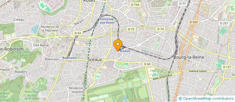 localisation de l'entreprise SCI MUSANDAR à SCEAUX