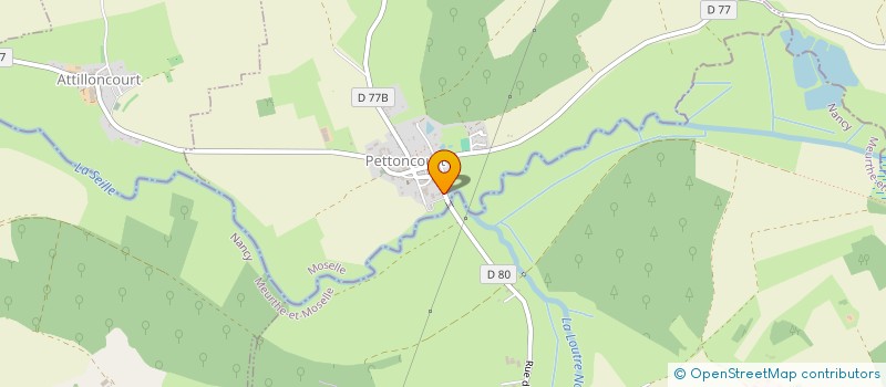 localisation de l'entreprise SCI MUSCULUS  PETTONCOURT