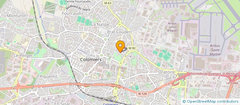 localisation de l'entreprise SCI MUSE à COLOMIERS
