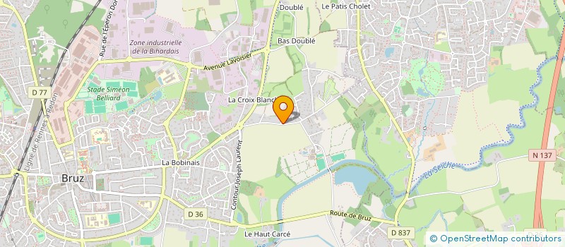 localisation de l'entreprise SCI MUSE  BRUZ