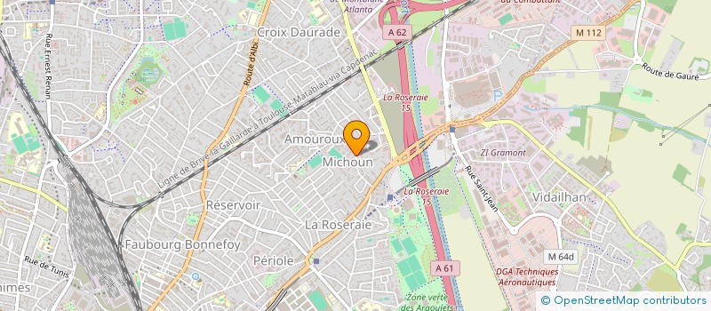 localisation de l'entreprise SCI MUSE à TOULOUSE