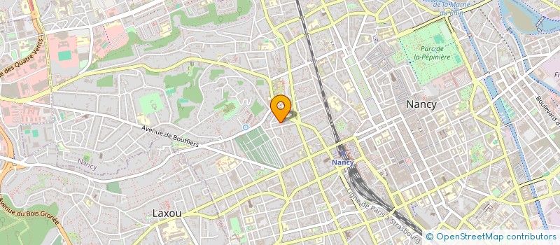 localisation de l'entreprise SCI MUSE BOWLING  NANCY