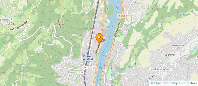 localisation de l'entreprise SCI MUSETTI  COUZON-AU-MONT-D'OR
