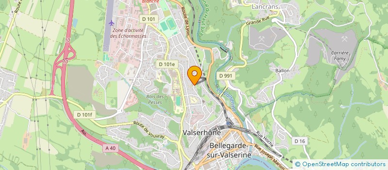 localisation de l'entreprise SCI MUSINENS à VALSERHONE