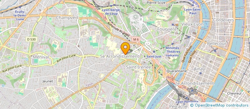 localisation de l'entreprise SCI MUSKOKA  LYON