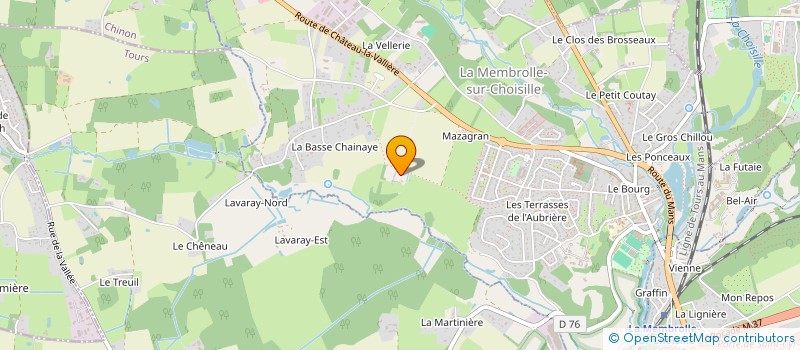 localisation de l'entreprise SCI MUSSET  LA MEMBROLLE-SUR-CHOISILLE