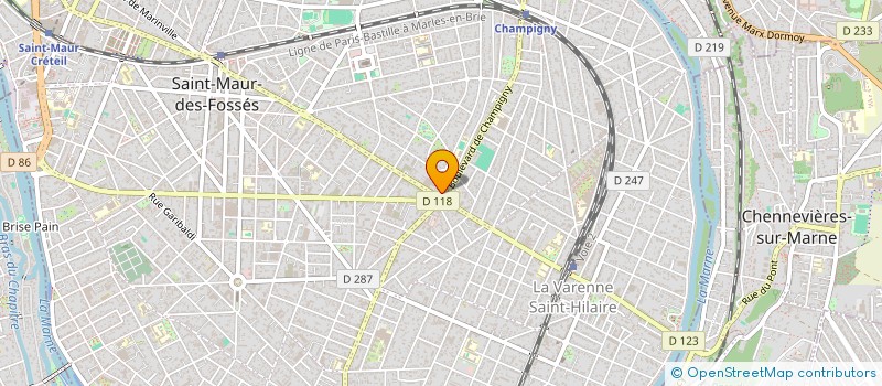 localisation de l'entreprise SCI MUSSET à SAINT-MAUR-DES-FOSSES