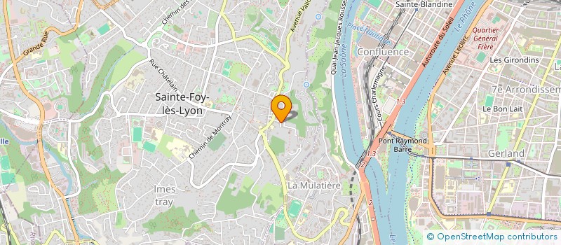 localisation de l'entreprise SCI MUSSIFRA  SAINTE-FOY-LES-LYON