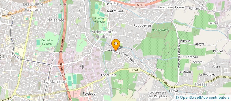 localisation de l'entreprise SCI MUSSY  ARTIGUES-PRES-BORDEAUX