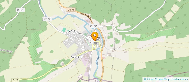 localisation de l'entreprise SCI MUSSY  MUSSY-SUR-SEINE