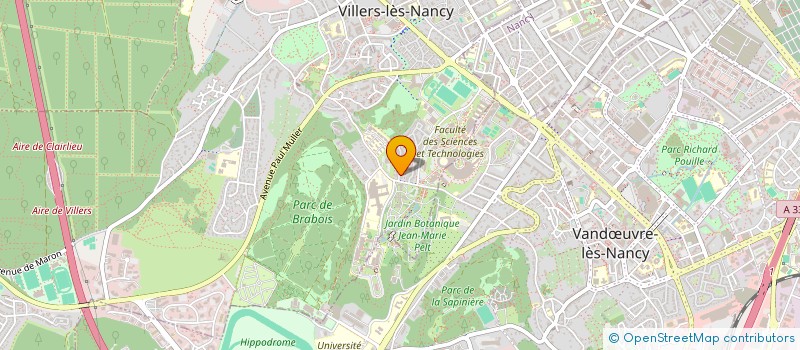 localisation de l'entreprise SCI MUST'IN à VILLERS-LES-NANCY