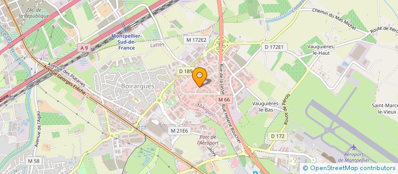 localisation de l'entreprise SCI MUSTANG  MAUGUIO