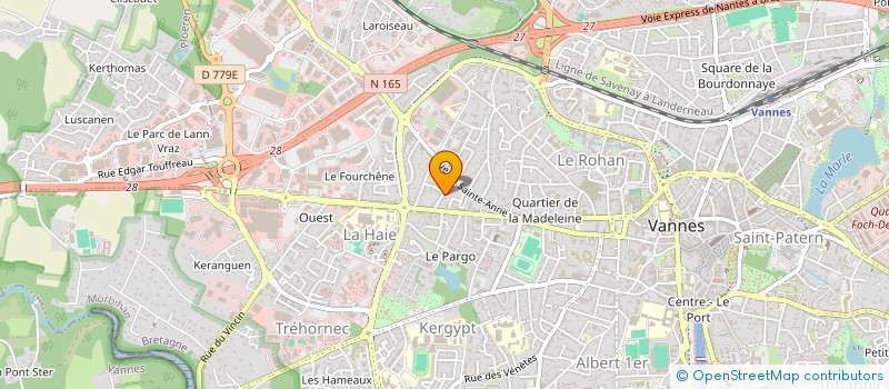 localisation de l'entreprise SCI MUSTANG à VANNES