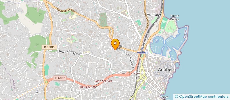 localisation de l'entreprise SCI MUSTANG à ANTIBES