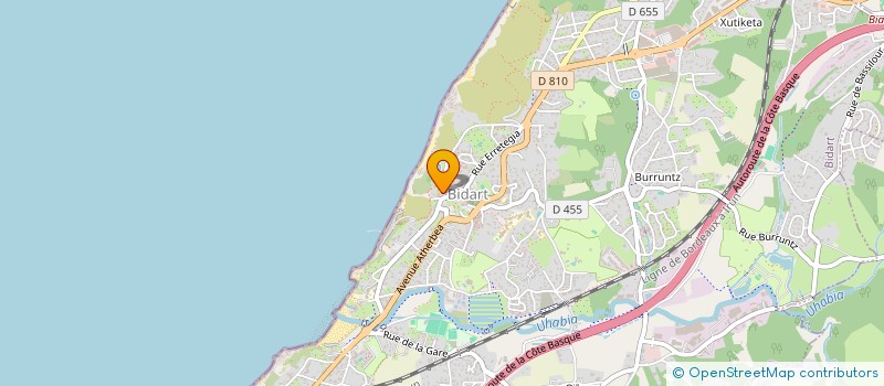 localisation de l'entreprise SCI MUSTARDENIA à BIDART