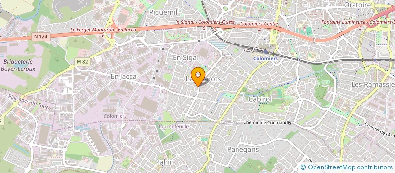 localisation de l'entreprise SCI MUSU - ETNA à COLOMIERS