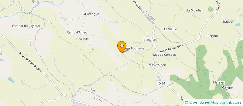 localisation de l'entreprise SCI MUSU IMMO  SIEURAC