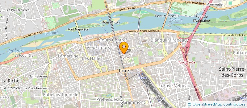 localisation de l'entreprise SCI MUTARCHE  TOURS