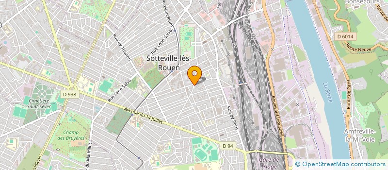 localisation de l'entreprise SCI MUTE  SOTTEVILLE-LES-ROUEN