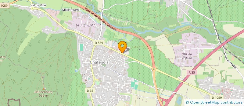 localisation de l'entreprise SCI MUTHIG PATRIMOINE  CHATENOIS