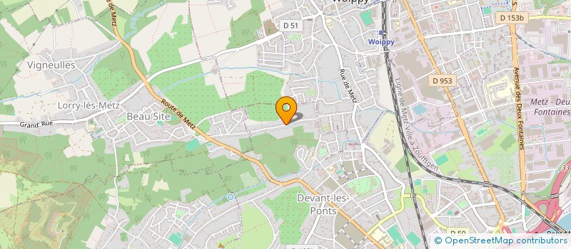 localisation de l'entreprise SCI MUTIMA  METZ