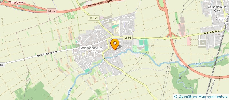 localisation de l'entreprise SCI MUTSCHAN  GEISPOLSHEIM