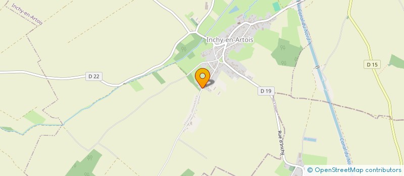 localisation de l'entreprise SCI MUTTI  INCHY-EN-ARTOIS