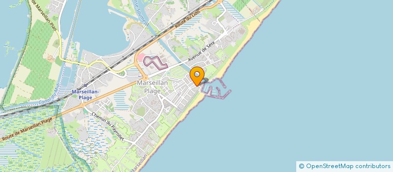 localisation de l'entreprise SCI MUTY à MARSEILLAN