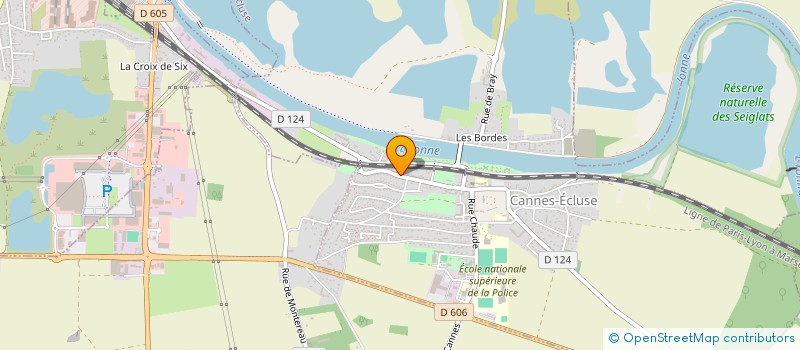 localisation de l'entreprise SCI MUXAGATA  CANNES-ECLUSE