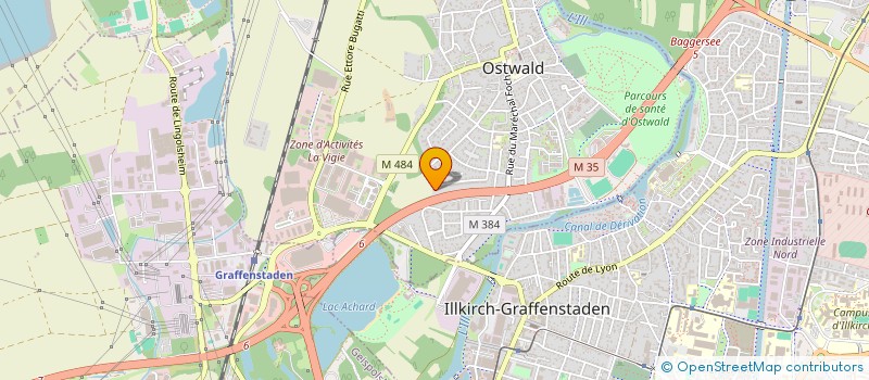 localisation de l'entreprise SCI MUZIKA  OSTWALD