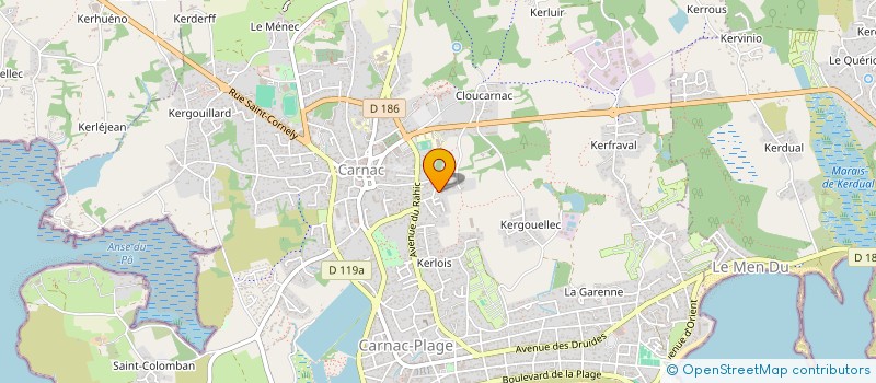 localisation de l'entreprise SCI MUZY AURAY  CARNAC