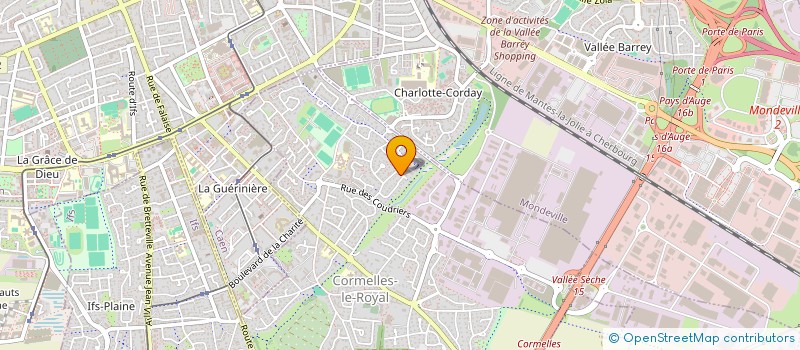 localisation de l'entreprise SCI MV  CORMELLES-LE-ROYAL