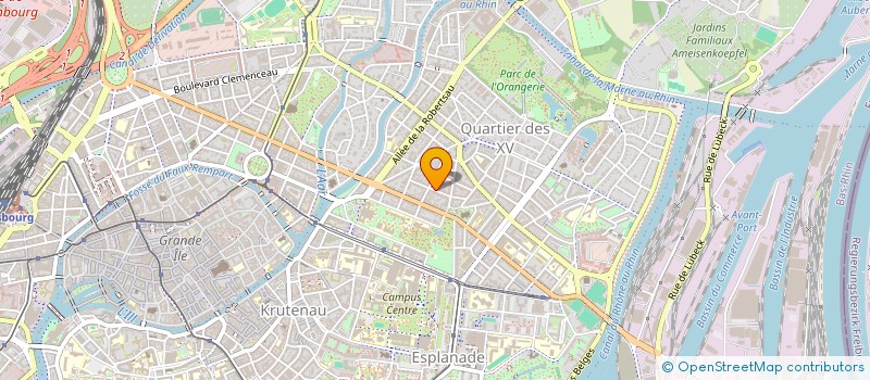 localisation de l'entreprise SCI MV à STRASBOURG