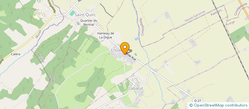 localisation de l'entreprise SCI MV à LISSAC