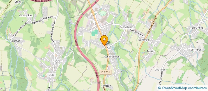 localisation de l'entreprise SCI MV IMMO BELLEGARDE  NEYDENS