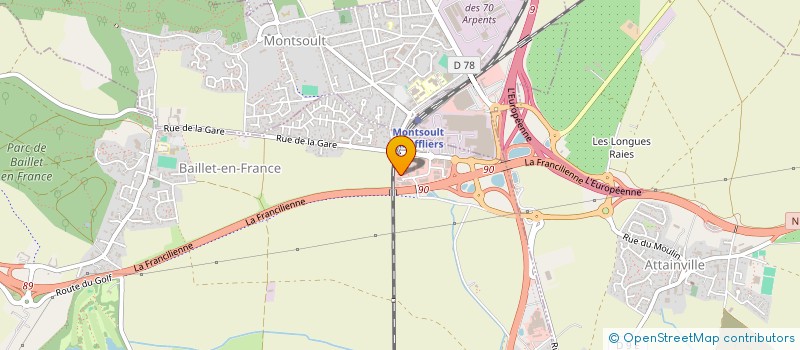 localisation de l'entreprise SCI  MV ' INVEST  BAILLET-EN-FRANCE