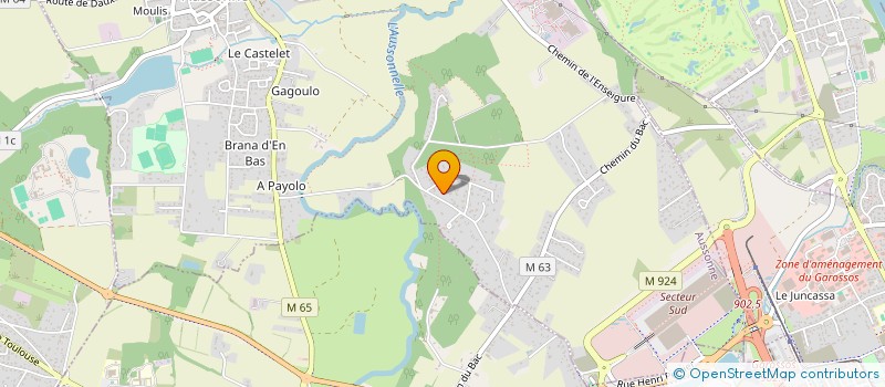 localisation de l'entreprise SCI MV PATRIMOINE  AUSSONNE