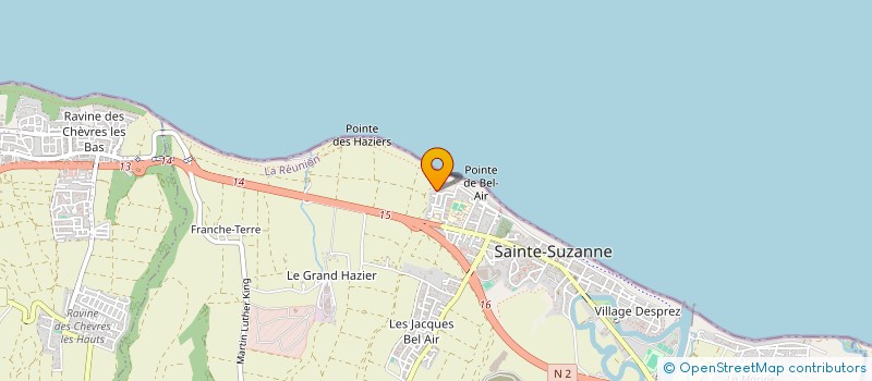 localisation de l'entreprise SCI MV1 à SAINTE-SUZANNE