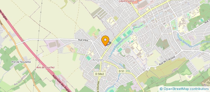 localisation de l'entreprise SCI MV2 à ANGRES